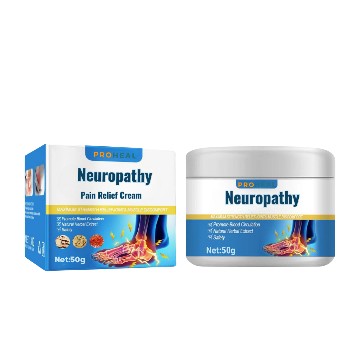 Neuropathy Nerve Healing Cream (Buy 1 get 1 FREE)